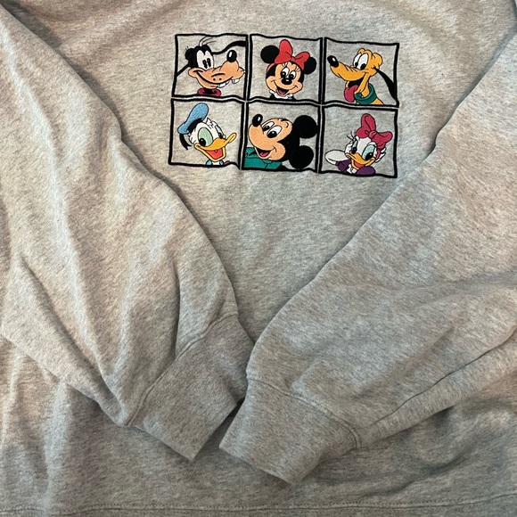 Disney Sweaters - Disney Gray Sweatshirt with Cartoon Design